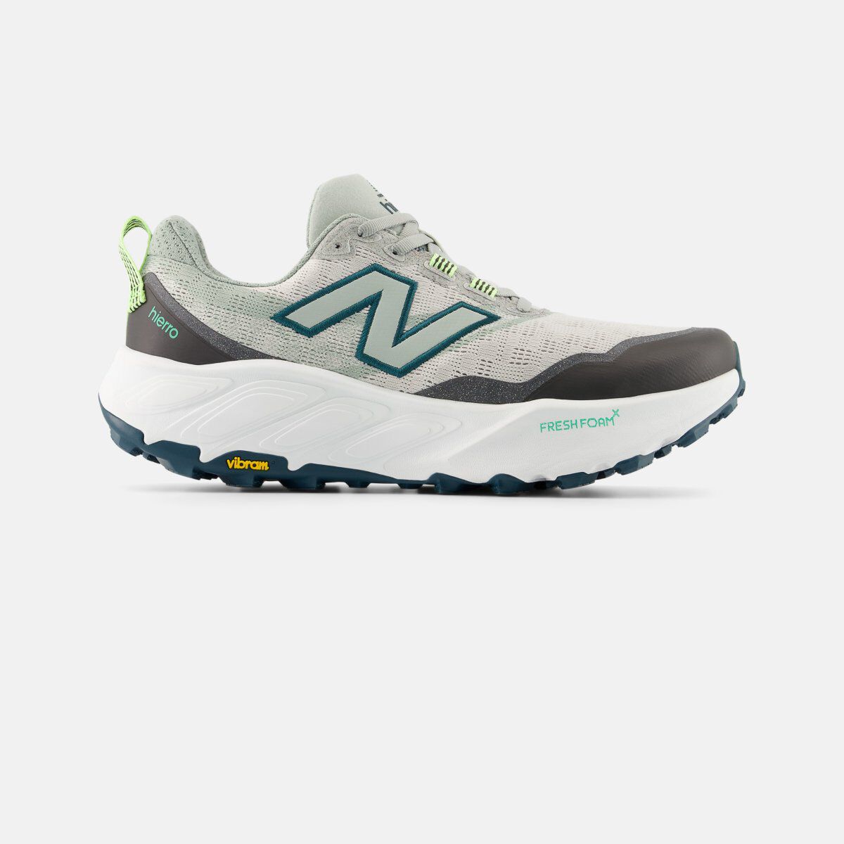 Fresh Foam X Hierro v9 on a gray background