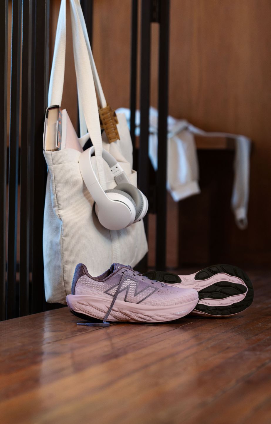 A pair of new balance fresh foam 1080 running shoes
