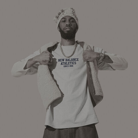 Sainte wearing NB Apparel 