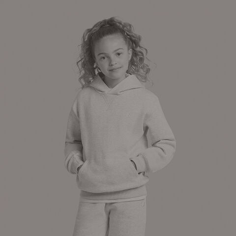 Girl wearing NB apparel 