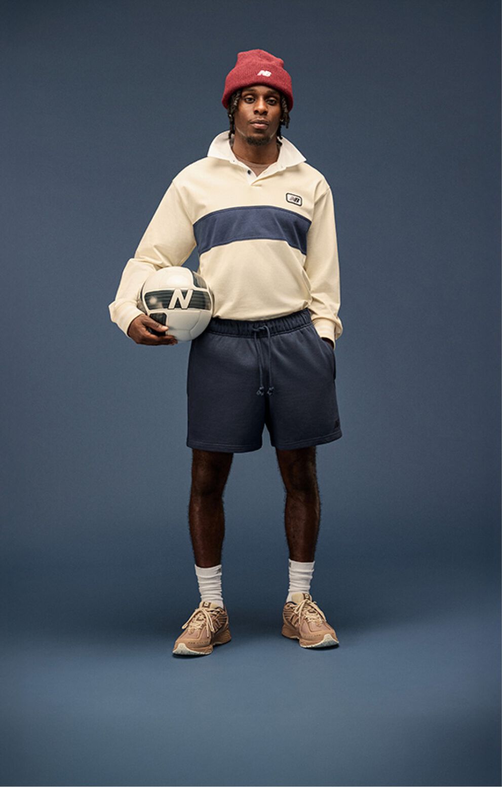 Jeremie Frimpong wearing the 1906R Earth Shadow 