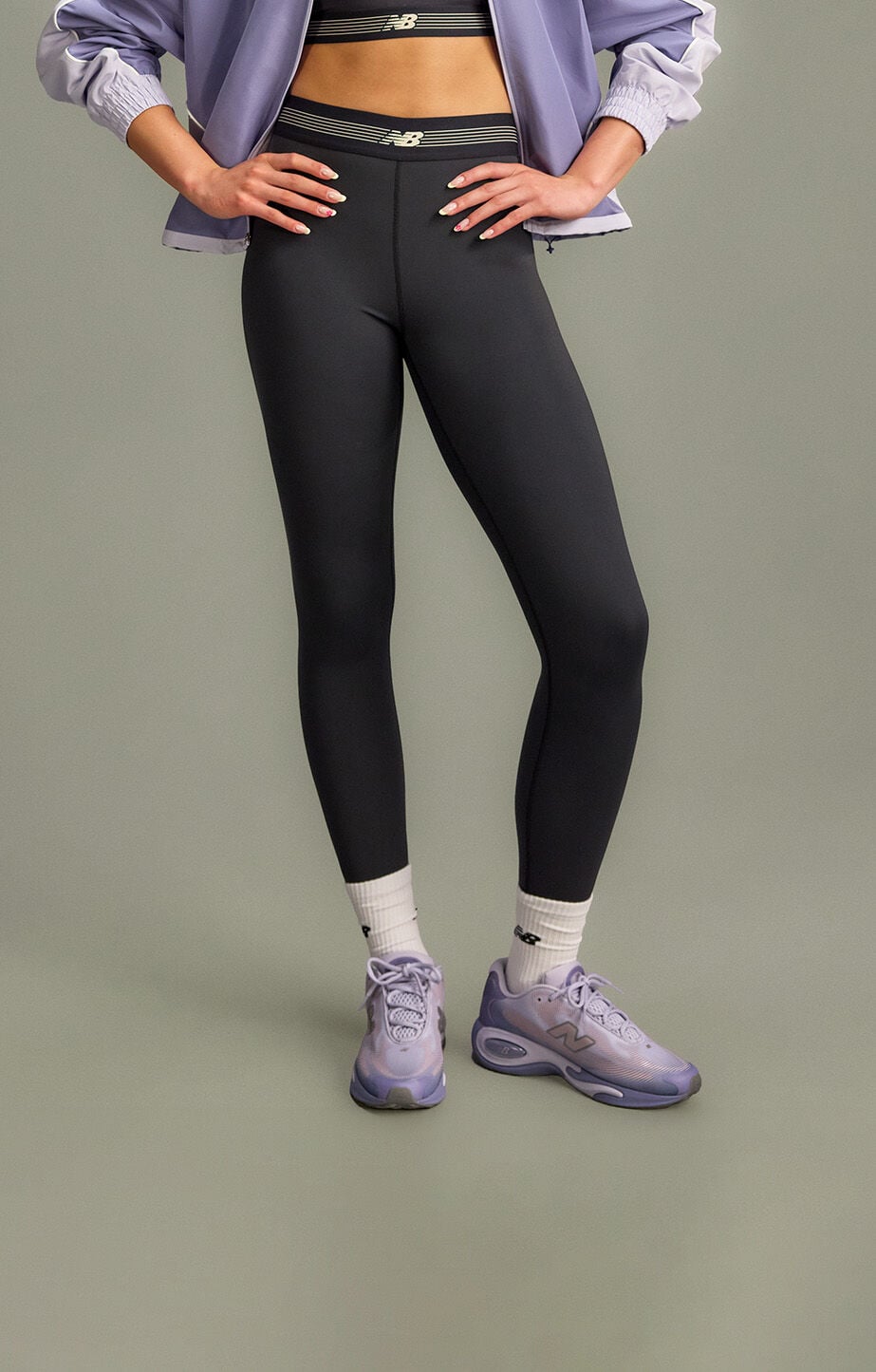 Woman wearing new balance apparel
