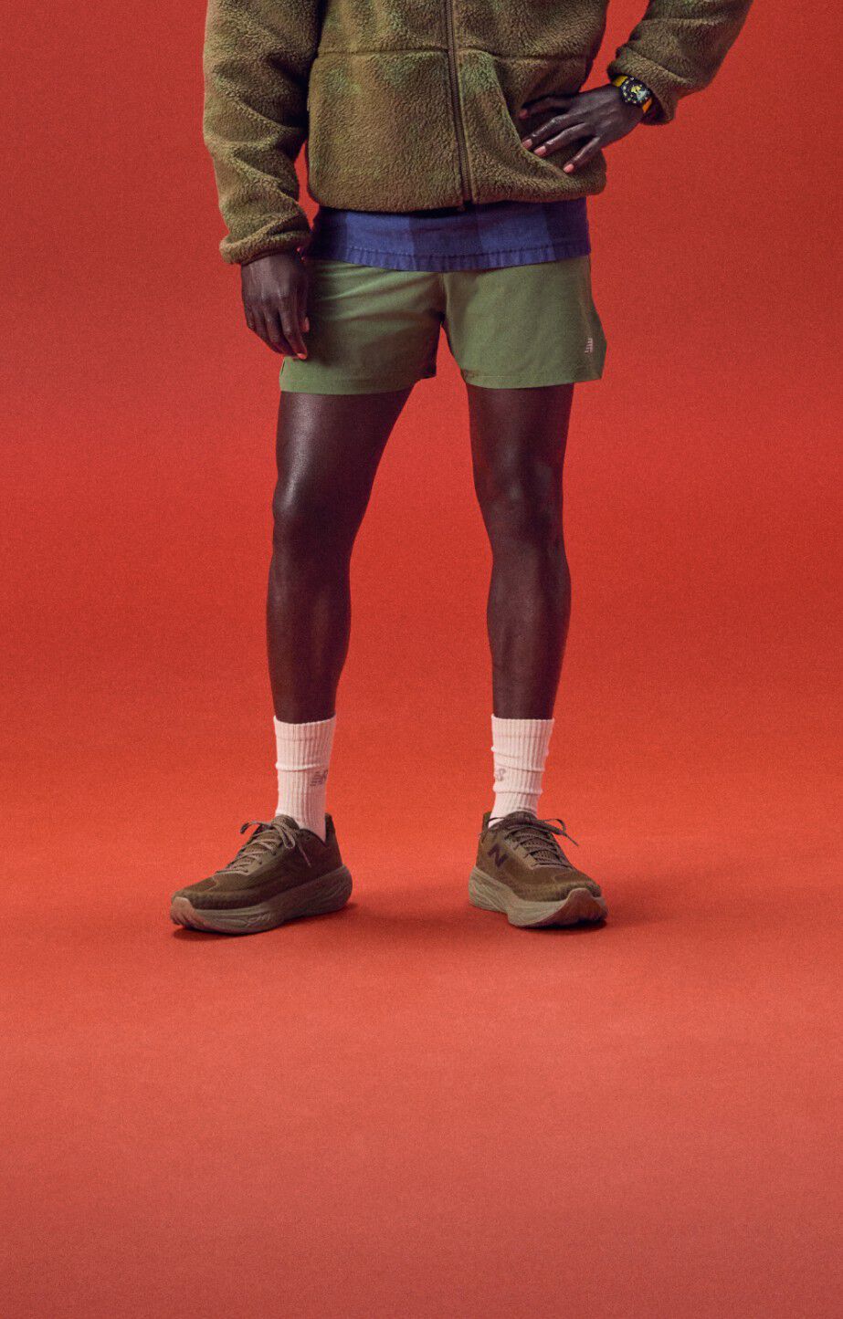 Man wearing new balance 1080s