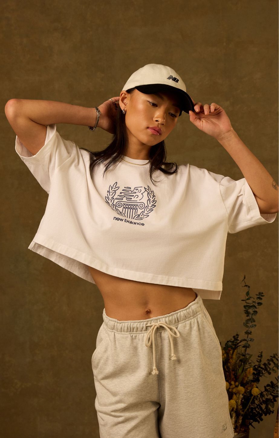 Woman wearing new balance apparel