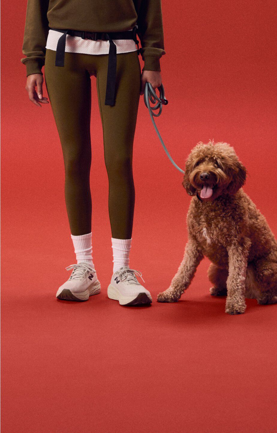 One person wearing new balance 1080s