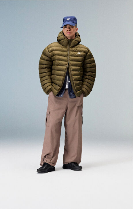 Person wearing new balance 1906 sneakers