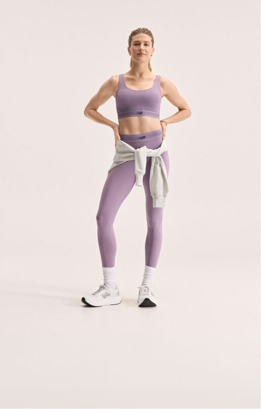 Woman wearing new balance apparel