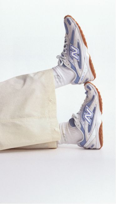 Someone wearing new balance 204Ls